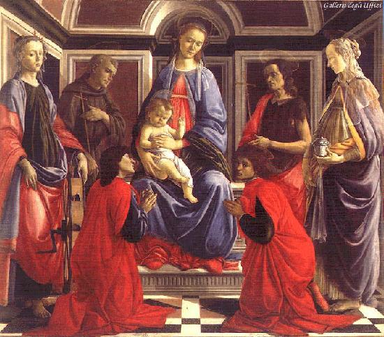 BOTTICELLI, Sandro San Ambrogio Altarpiece